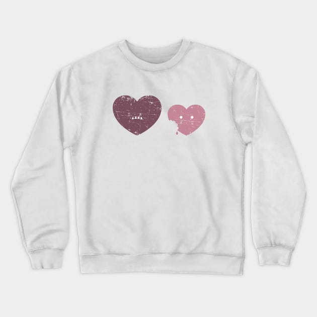 Love Bites II Crewneck Sweatshirt by slugbunny